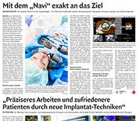 Mit dem Navi exakt ans Ziel